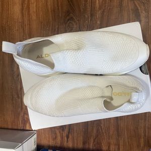 Knit white sneakers Aldo